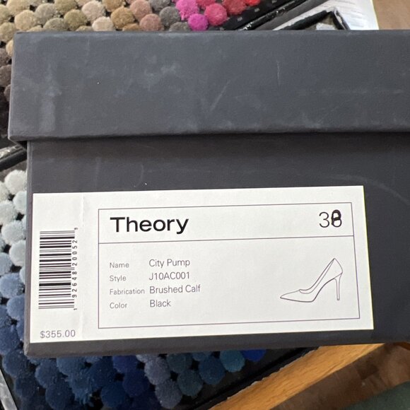 Theory Women's Shoes City Classic Pointy Pumps - Picture 9 of 9